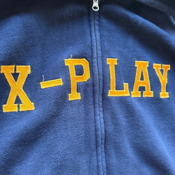Men's Navy X-Play Zip-Up Sweater - Picture 3 of 5